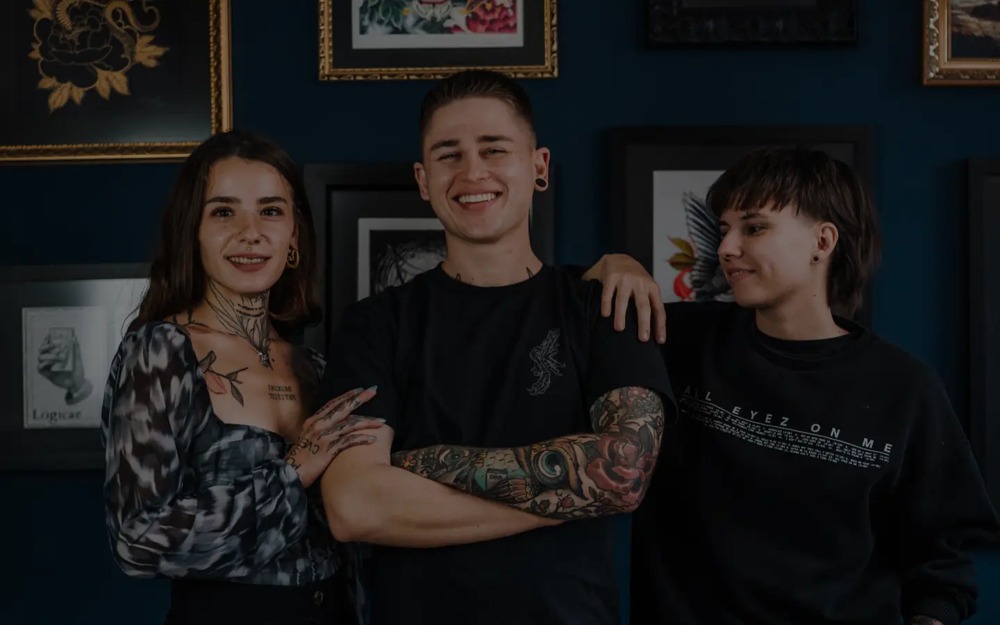 Ekipa The JP Tattoo v studiu